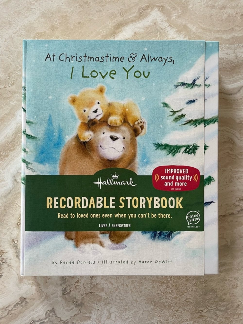 NEW Hallmark Recordable Storybook - At Christmastime & Always, I Love You